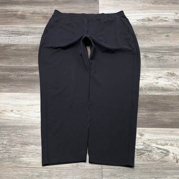 Public Rec Black Mens 40x29 Elastic Waist Zip‎ Pocket Baggy Loose Fit Sweatpants - Picture 1 of 11